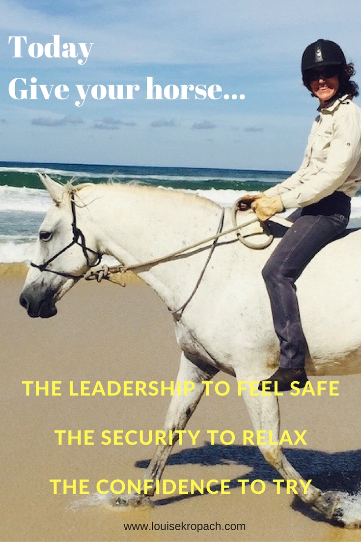 The leadership to feel safeThe security to relaxthe confidence to try