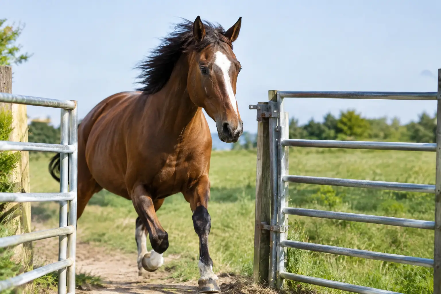 Why Does a Horse Rush Gates and What It Means